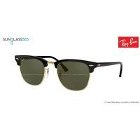 ราคา Ray-Ban RB3016 W0365 Clubmaster Black/Gold G-15 (12)