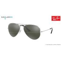 ราคา RayBan RB3025 W3277 Aviator Silver mirror (124)