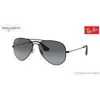 ราคา Ray Ban Aviator RB3558 002/T3 Polarized lenses black frame (488)