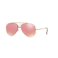 ราคา Ray Ban Aviator RB3584N 9052E4 GOLD Pink Mirror Pink Ray Ban Aviator RB3584N 9052E4 GOLD 61 mm (815)