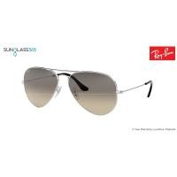 ราคา Ray Ban Aviator RB3025 003/32 Grey Gradien  58mm (2430)