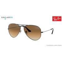 ราคา Ray Ban RB3025 004/51 Aviator Gunmetal Brown Gradient  58mm (2439)