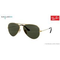 ราคา Ray Ban Aviator RB3025 181 Gold Green G-15 (2451)