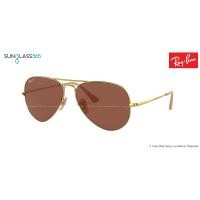 ราคา Ray Ban Aviator RB3689 9064AF Purple Polarized  62mm (3166)