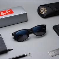 ราคา Ray Ban New Wayfarer RB2132F 601S/78 Blue Gradient Polarized (342)