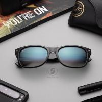 ราคา RayBan RB2132F 901/3A New Wayfarer Black clear gradient green (2402)