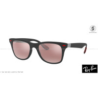 ราคา Ray-Ban RB4195MF F602H2 Matte Black Mirror Polarized (3925)