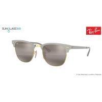 ราคา Ray-Ban RB3716 9158AH Clubmaster Metal Gold On Top Matte Grey (2569)