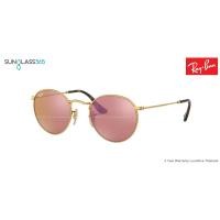 ราคา Ray Ban RB3447N 001/Z2 Gold Frame Round Flat Metal 50mm (347)