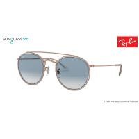 ราคา Ray-Ban RB3647N 90683F Round Double Bridge Blue Gradient (1440)