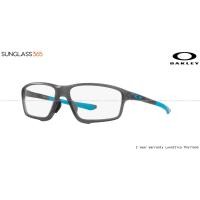 ราคา Oakley OX8080-01 CROSSLINK ZERO SATIN GREY SMOKE Clear (834)