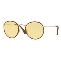 ราคา Ray Ban RB3475Q 90424A Round Craft Leather Yellow (2290)