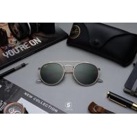 ราคา Ray Ban RB3647N 921031 Shiny Gold Round Double Bridge (3910)