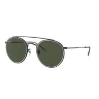 ราคา Ray Ban RB3647N 9212331 Shiny Black Round Double Bridge (3911)