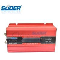 ราคา อินเวอร์เตอร์ออฟกริด Suoer SDB-D2000A 2000W 12v 2000 วัตต์ /12โวลท์ OFF GRID INVERTER โซล่าเซลล์ Solar Cell DC to AC แปลงไฟ DC เป็น AC Modified (401)