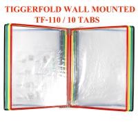 ราคา แท่นโชว์เอกสารติดผนังรุ่นประหยัด A4 ฐานเหล็ก TIGGERFOLD TF-110 (10 TABS)