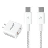 Asaki PD QC.3 USB C to USB C ชุดชาร์จอเนกประสงค์ 2 ช่อง รุ่น A-2254