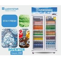 ราคา ตู้แช่เครื่องดื่ม รุ่น CANYON 208I LuckyStar ลักกี้สตาร์ - 27 คิว INVERTER (003767)