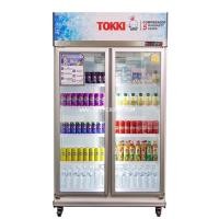 ราคา ตู้แช่เครื่องดื่ม รุ่น TK-2270F5 ฝากระจก 2 ประตู TOKKI กระต่าย ขนาด 27 คิว บริการจัดส่งถึงบ้าน!.ฟรี (004609)