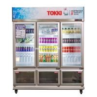 ราคา ตู้แช่เครื่องดื่ม รุ่น TK-6340FT ฝากระจก 6 ประตู TOKKI กระต่าย ขนาด 34 คิว แช่เย็น 26 คิว, แช่แข็ง 8 (004615)