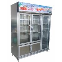 ราคา ตู้แช่เครื่องดื่ม รุ่น TK-4188DTS Stainless 4 ประตู TOKKI กระต่าย - 18 คิว แช่เย็น 13 คิว, แช่แข็ง 5 (004619)