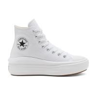 ราคา Converse รองเท้าผ้าใบผู้หญิง Chuck Taylor All Star Move High Top | White/Natural Ivory/Black ( 568498CH1WTXX )