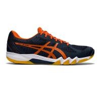 ราคา Asics รองเท้าแบดมินตันผู้ชาย Gel-Blade 7 | French Blue/Marigold Orange ( 1071A029-400 )