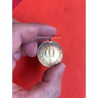 ราคา เหรียญที่ระฤกในการบรมราภิเษ( ตราสามง่าม )ในรัชกาลที่ 6 เนื้อเงินห่วงเชื่อม ร.ศ.130 พ.ศ.2454 ผิวไฟ สวยงามคมชัดมาก (1767)