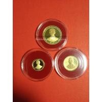 ราคา เหรียญทองคำขัดเงาในหลวงครบรอบ 50 ปีกาญจนาภิเษก ปี 2539 1,500, 3,000 และ6,000 บ.(ชุดที่1) (408)