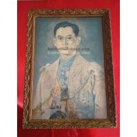 ราคา รูปถ่ายเก่าในหลวงและราชินี อยู่ในกรอบปูนหลุยส์ สวยงามคลาสสิกมาก (707)
