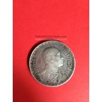 ราคา เหรียญเนื้อเงินหนึ่งบาท ตราพระบรมรูปร.6 - ตราไอราพรต พ.ศ.2456 เป็นปีหายากมากสวยงามคมชัด (978)