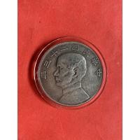 ราคา เหรียญเก่าเนื้อเงินประเทศ CHINA สมัย ดร.ซุนยัดเซ็น ฉลองครบรอบ 23 ปีการปฎิวัติน่าจะค.ศ.1935 (พ.ศ2478)เส้นผ่าสูนย์กลาง 3.9 ซม.สวยเดิมมาก (2093)