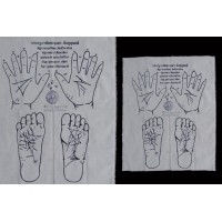 ราคา ผ้ายันต์ปาต๊ะ(รอยมือ รอยเท้า) ครูบาชัยวงศ์