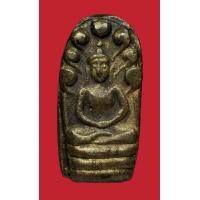 ราคา พระปรกใบมะขาม เจ้าคุณสุนทรสมาจาร วัดกัลยาณมิตร เนื้อทองแดงกะไหล่ทอง (ตลับทองฝังเพชร)