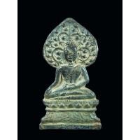 ราคา พระปรกโพธิ์เชียงแสน พิมพ์ ใหญ่ บัวรวน (ตะกั่วสนิมแดง)