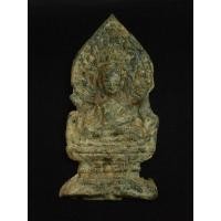 ราคา พระปรกโพธิ์เชียงแสนสนิมแดง พิมพ์โพธิ์บัลลังก์