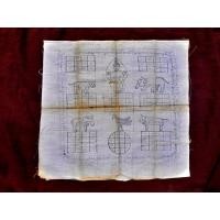 ราคา ผ้ายันต์ม้าเสพนาง ครูบาวัง วัดบ้านเด่น จ.ตาก เขียนมือยุคต้น