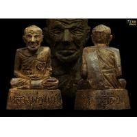 ราคา หลวงพ่อแช่มวัดฉลอง เนื้อไม้ประตูโบสถ์เก่า รุ่น105ปี
