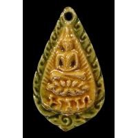 ราคา พระกลีบบัวอรหังหลวงปู่ไข่ วัดเชิงเลน เคลือบเหลืองเขียว ปี 2470 หูตากระพริบ