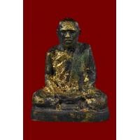 ราคา พระรูปหล่อโบราณของท่านพ่อลี วัดอโศการาม ปี 2508 ปิดทองคำเปลวสวยงาม เนื้อทองผสม