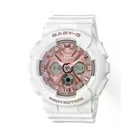 ราคา BABY-G นาฬิกาข้อมือผู้หญิง BA-130-7A1DR สีขาว (MKP1465640)