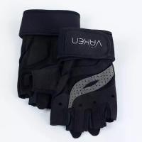 ราคา VAKEN ถุงมือฟิตเนส 1 คู่/แพ็ค Vaken รุ่น Fitness Gloves - Black/Grey (S) - 0 (MKP0891549)