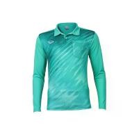 ราคา GRAND SPORT เสื้อโปโลพิมพ์ชิ้นหน้าแขนยาวชาย (012271) สีเขียว - S (MKP1687230)