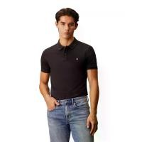 ราคา CALVIN KLEIN เสื้อโปโลแขนสั้นผู้ชาย ทรง Slim สีดำ - S (MKP1887438)