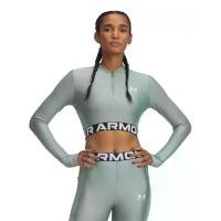 ราคา UNDER ARMOUR UNDER ARMOUR HeatGear® Rib ¼ Zip Long Sleeve เสื้อรัดกล้ามเนื้อผู้หญิง - M (US SIZE) (SSP68313135)