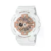 ราคา BABY-G นาฬิกาข้อมือผู้หญิง BA-110X-7A1DR สีขาว (MKP1471370)