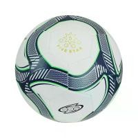 ราคา FBT FIVE STAR ลูกฟุตบอล ไฟว์สตาร์ หนังเย็บ หนังนุ่มNO.F360 31624 สีเขียว (MKP1452716)