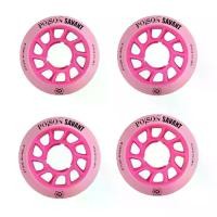 ราคา Atom Skates ล้อควอดโรลเลอร์สเก็ตรุ่นพอยด์ซั่นซาเเว็นสีชมพู 59x38มม 84a จำนวน 4 ล้อต่อแพ็ค (MKP1380280)