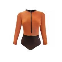 ราคา GRAND SPORT ชุดว่ายน้ำทูโทนแขนยาว ผู้หญิง (342695) สีน้ำตาล - SSP_L (GRMKPSP000237874)