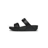 ราคา FitFlop™ รองเท้าแตะผู้หญิง LULU CRYSTAL-CLUSTER LEATHER สี BLACK - 8_UK (GRMKPSP000240410)